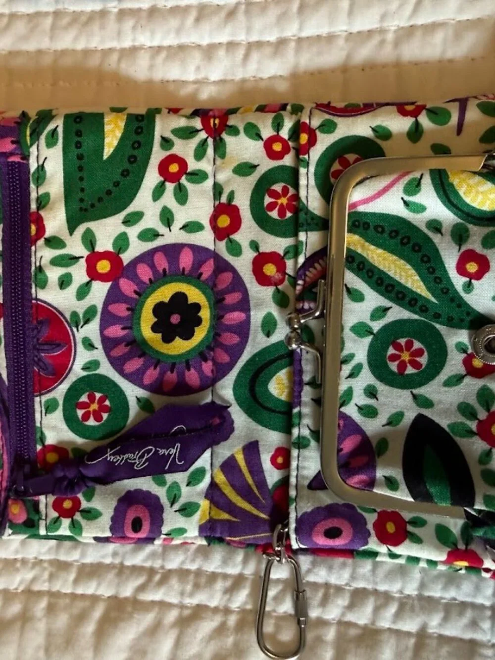 Vera Bradley Viva La Vera Wallet and Coin Purse Set